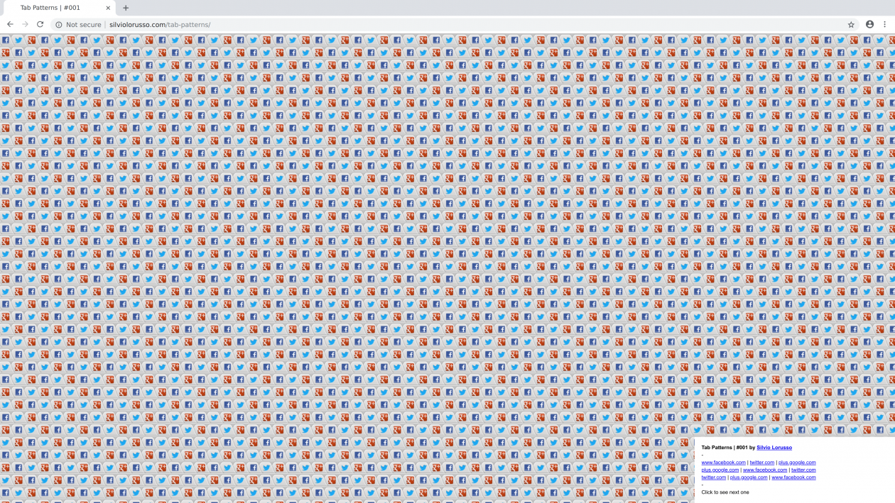 Tab Patterns — Silvio Lorusso