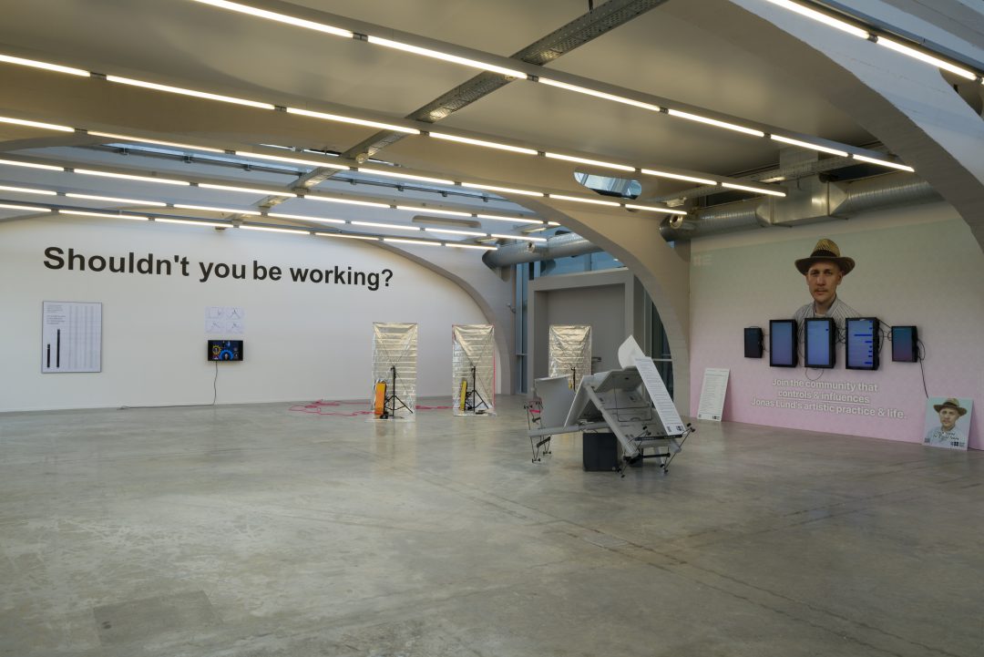 Shouldn't you be working?  at Algotaylorism, curated by Aude Launay