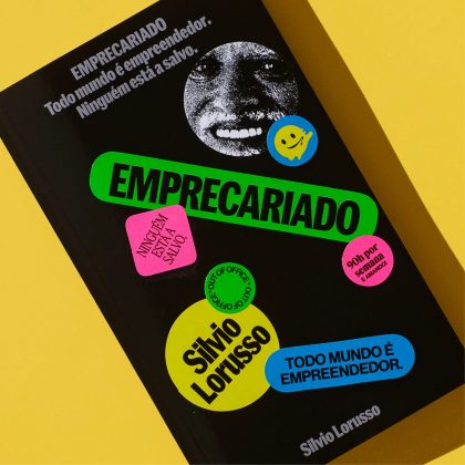 Emprecariado by Silvio Lorusso, published by Clube do livro do design